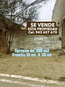 Venta de Terreno de 300 m2 en Puente Piedra